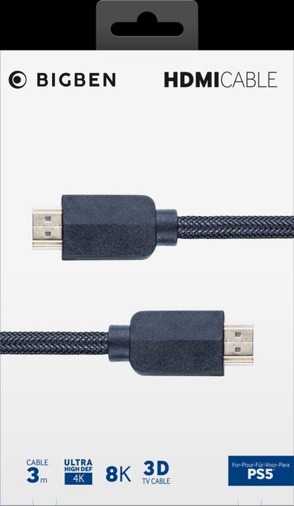 Produktbild Bigben HDMI-Kabel 2.1 (3 m, HDMI)