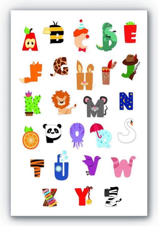 Produktbild Trenddeko Kinder Alphabet (40 x 60 cm)