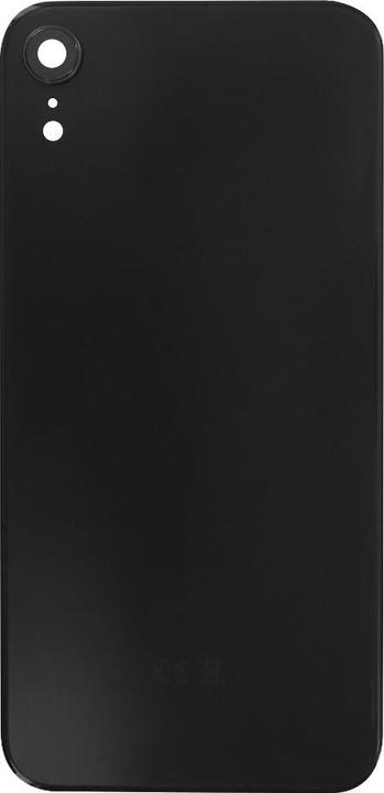 Actual product image OEM Replacement iPhone XR Back Cover black, without logo (iPhone XR)