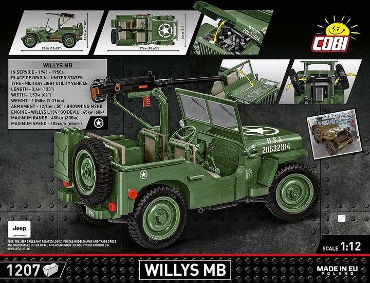Produktbild Cobi 2805 Willys MB & M2 gun