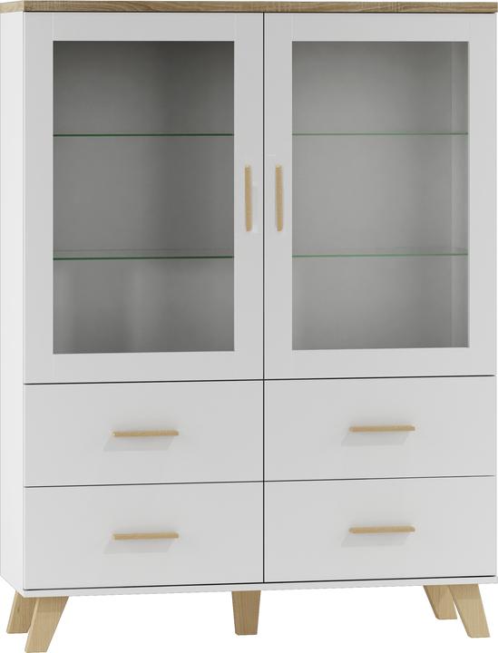 Actual product image Cama LOTTA WIT120 living room cabinet showcase