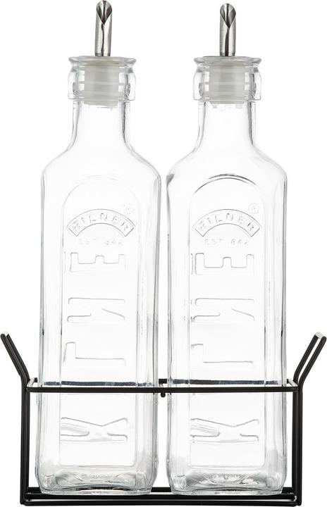 Produktbild Kilner 0025.028 Set of 2 Oil Infusion Set 0.6L, Glass (600 ml)