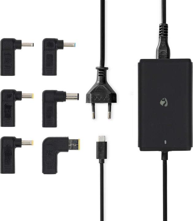 Image du produit Nedis Adaptateur pour ordinateur portable | GaN | 65 W | 5 / 9 / 12 / 15 / 20 V DC | 2,4 / 3,0 / 3,25 A | (65 W)