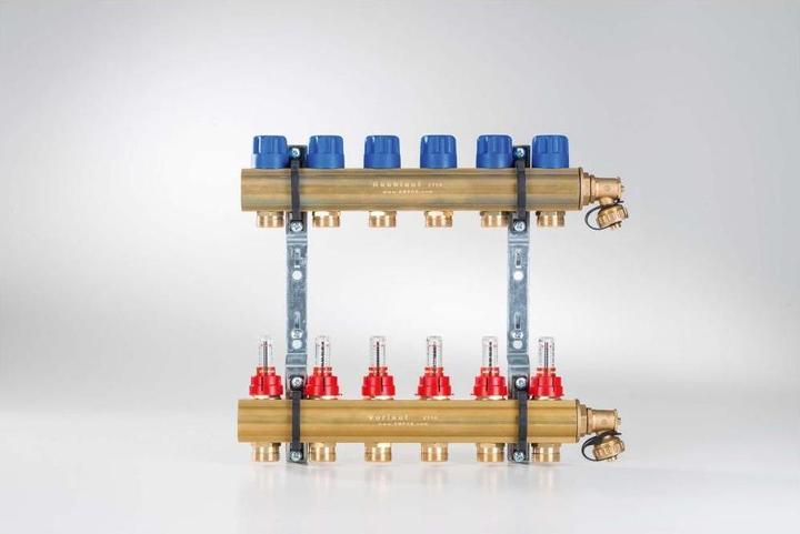 Produktbild Magni Buderus Empur Messing Heizkreisverteiler Systemverteiler HKV-D Durchflussmengenmesser, Heizkreise/B