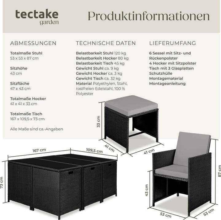 Produktbild tectake Malaga