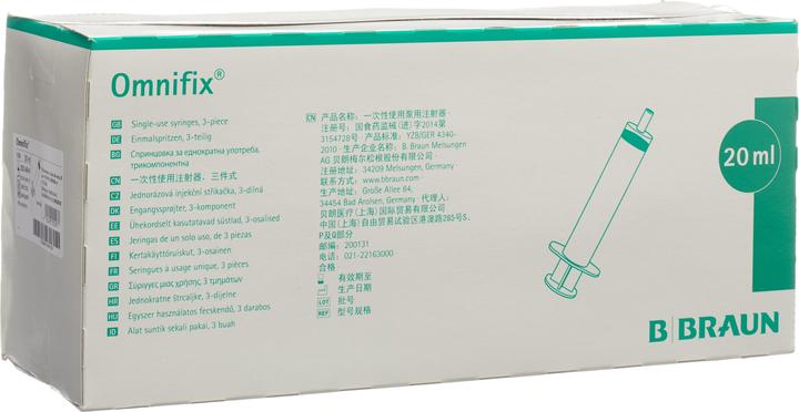 Immagine prodotto B.Braun OMNIFIX 1xinj spr luer 20ml exzen 100