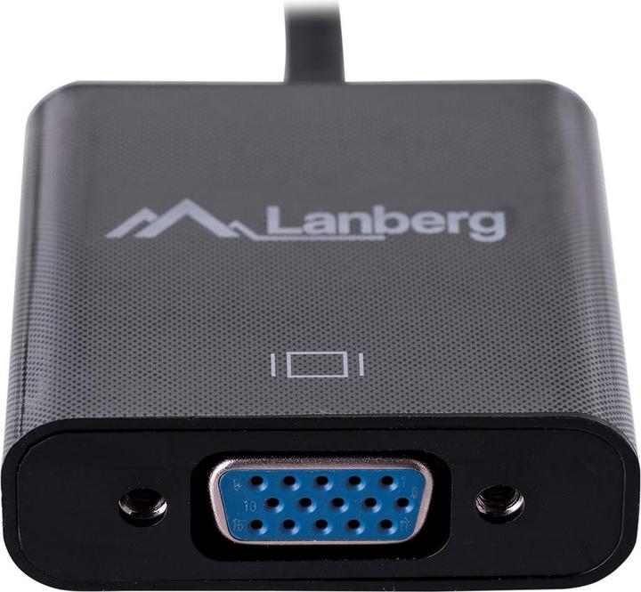Produktbild Lanberg AD-0017-BK Videokabel-Adapter HDMI-A VGA (HDMI, VGA, 20 cm)