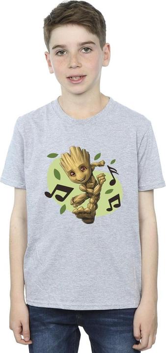 Immagine prodotto Guardians Of The Galaxy Groot Musical Notes Maglietta Ragazzi (140, 146)