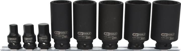Image du produit KS Tools 1/2" Jeu de douilles spéciales pour arbre à cardan, 8 pièces