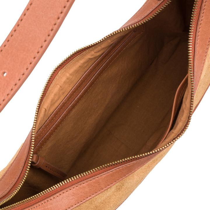Produktbild La Redoute Collections Hobo-Bag aus Spaltleder