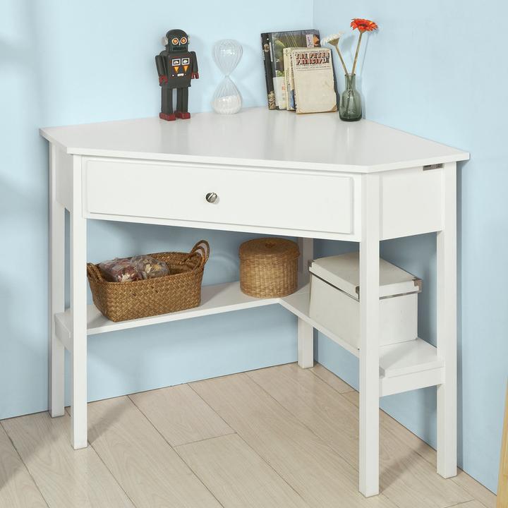 Produktbild SoBuy Eckschreibtisch (76 x 76 x 76 cm)