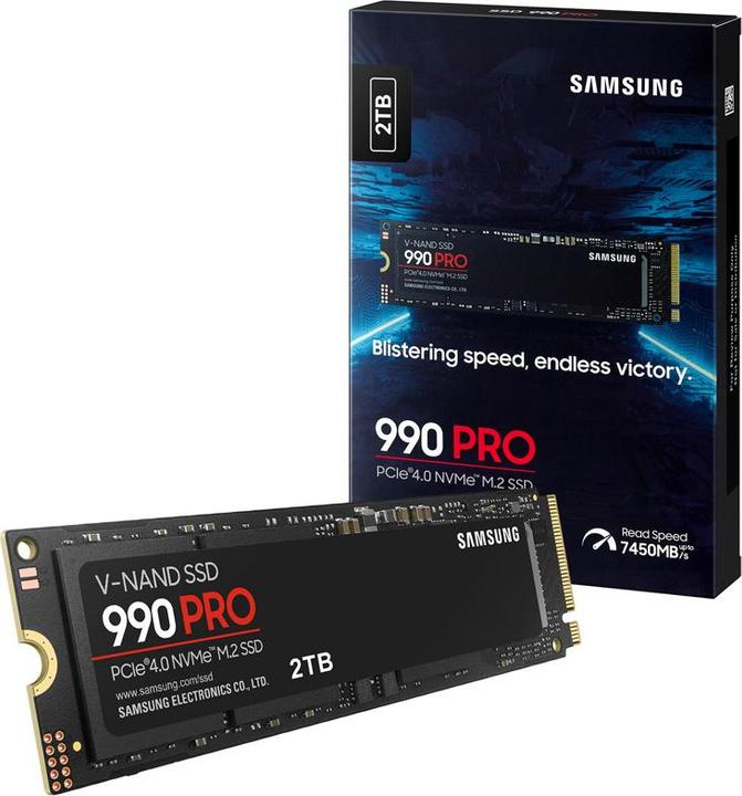 Actual product image Samsung 990 Pro (2000 GB, M.2 2280)