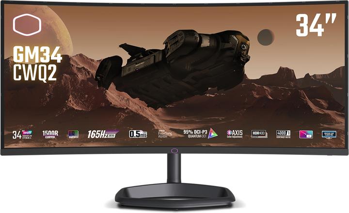 Produktbild Cooler Master GM34-CWQ2 34" (3440 x 1440 Pixel, 34")