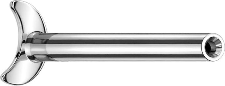 Star Piercing Micro Threadless Labret-Stab Mond silber (Titan G23, ohne Messing)