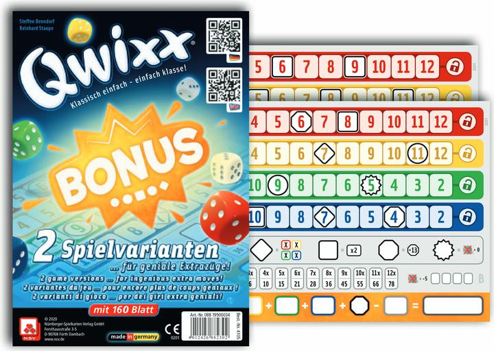 Produktbild Qwixx Bonus- Zusatzblöcke (Deutsch)