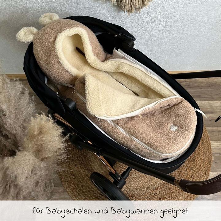 Actual product image Kaiser Fusssäcke für Babyschalen & Babywannen Schurwolle-Fusssack Hukky für Babyschalen