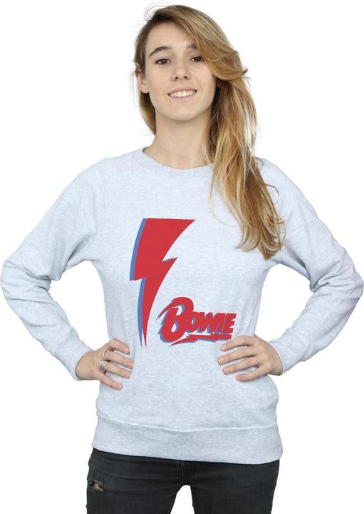 Produktbild David Bowie Red Bolt Sweatshirt (L)