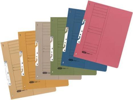 Actual product image Elba Cardboard hook-in binder, red, authority stapling half front cover (A4, 1 x)