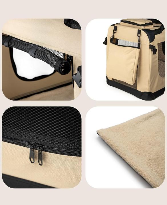 Produktbild Dibea Hundetransportbox (Hund, Waschbar, Atmungsaktiv, Abschliessbar, Faltbar)