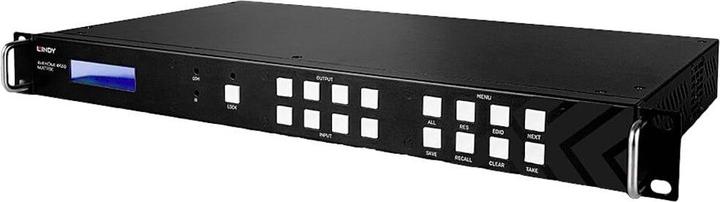 Immagine prodotto Lindy Matrice 4x4 HDMI 4K60 con scalatura del video wall Commutazione ininterrotta tra 4 display e 4