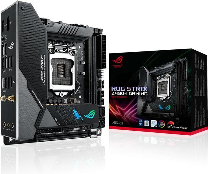 Immagine prodotto ASUS ROG Strix Z490-I Gaming (LGA 1200, Intel Z490, Mini-ITX)