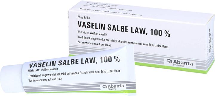 Produktbild Abanta Pharma Vaselin Salbe LAW 100 %, 25 g Salbe