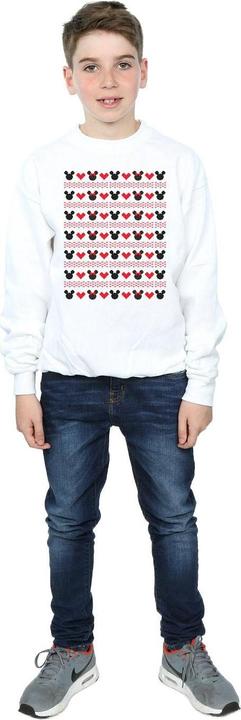 Actual product image Disney Boys Mickey And Minnie Christmas Hearts Sweatshirt (152, 158)