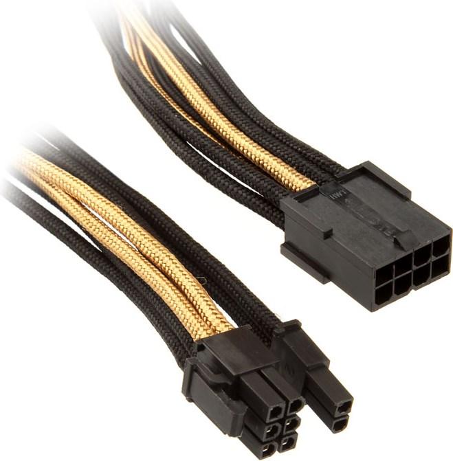 Produktbild Silverstone PCI-8-Pin zu PCIe-6+2-Pin Kabel