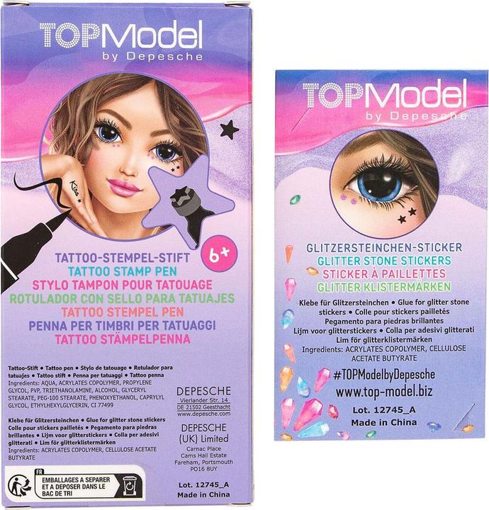 Produktbild Top Model TOPModel - Tattoo Pen with Glitter Stones BEAUTY and ME ( 0412745 )
