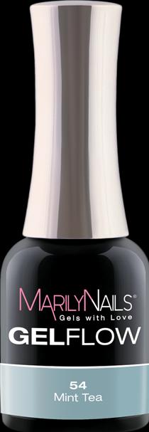 Marily Nails GELFLOW – 54 Mint Tea (Mint Tea, UV-Gel Lack)