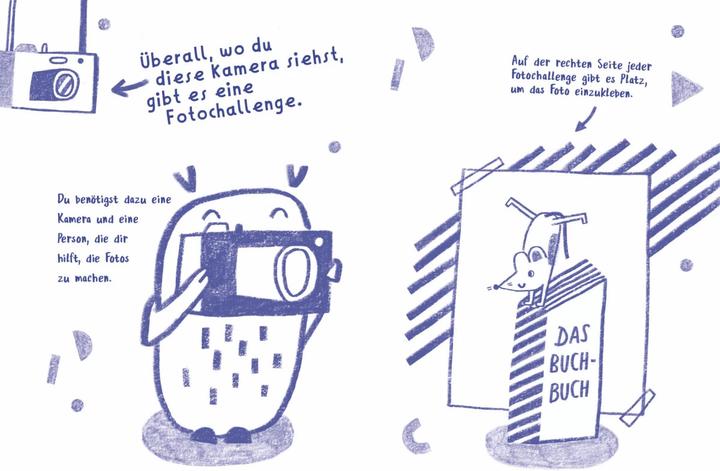Actual product image Das Buch-Buch - Steckbriefe für deine Lieblingsbücher – witzige Foto-Challenges – alle möglichen (German, Jana Schell, 2023)