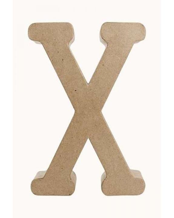 Produktbild Décopatch Papp-Buchstaben X 30 cm
