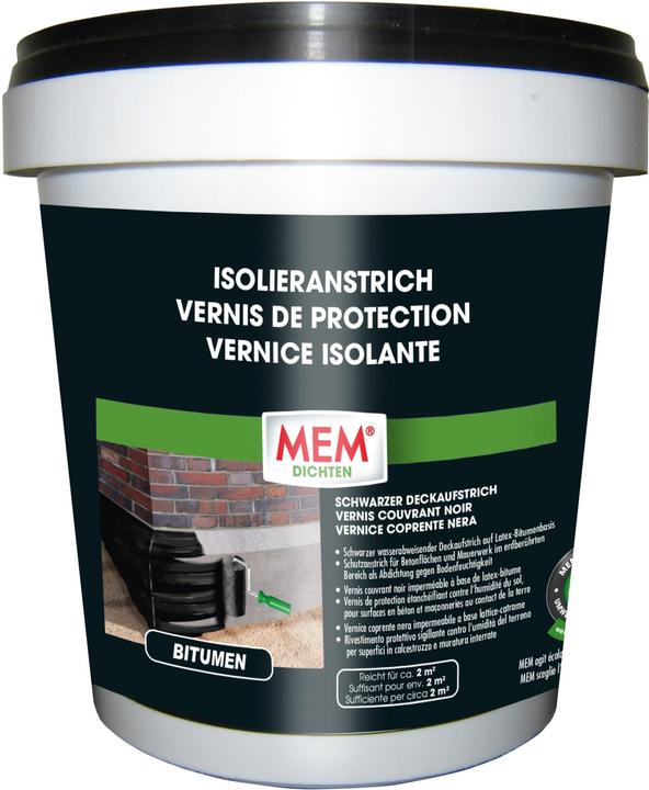 Actual product image MEM Isolieranstrich (1.15 kg, Black, 1000 ml)