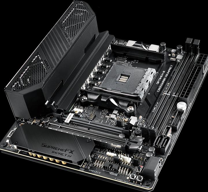 Productafbeelding ASUS ROG Crosshair VIII Impact (AM4, AMD X570, Mini-DTX)