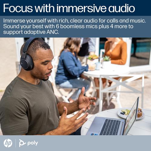 Actual product image Poly Voyager Surround 80 UC (Wireless, Cable, USB-C)