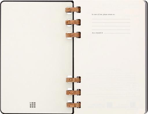 Image du produit Moleskine Agenda universitaire 12 mois à spirales 2023/2024, grand format/A5, calendrier semainier (A5, Anglais)