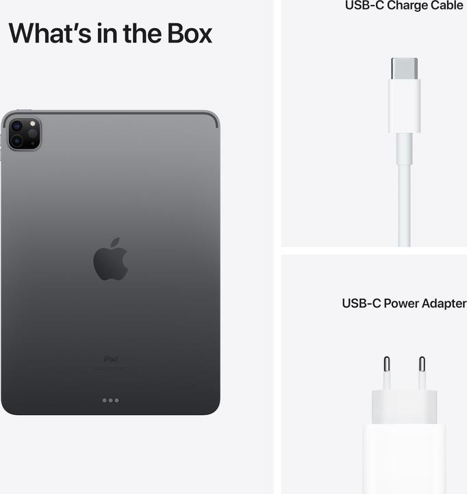 Produktbild Apple iPad Pro 2021 (5. Gen) (nur WLAN, 12.90", 128 GB, Space Grey)