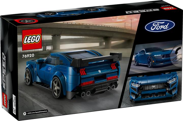 Actual product image LEGO Ford Mustang Dark Horse sports car (76920, LEGO Speed Champions)