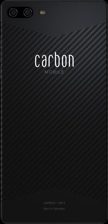 Actual product image Carbon Mobile Carbon 1 MK II (256 GB, Original Carbon Fiber, 6.01", Dual SIM + SD, 16 Mpx, 4G)