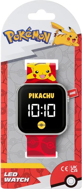 Actual product image Disney Accutime Pokémon Pikachu LED Red Strap Kids Watch POK4405 (Digital watch)