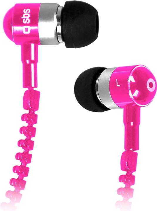 Actual product image SBS Earset wired stereo Zip, jack 3,5 mm with microphone and answer button (Cable)