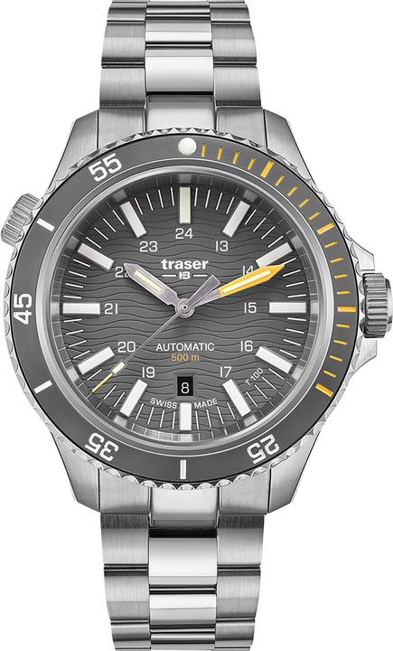 Actual product image Traser H3 110329 P67 Diver Automatic T100 Grey Special Set 46mm 50ATM (46 mm)
