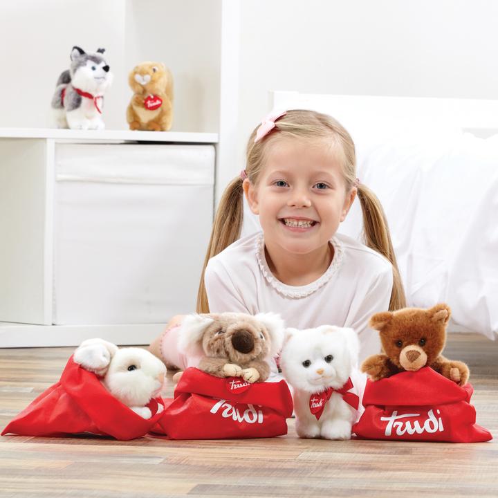 Actual product image Trudi Wolf Trudino plush, 9x16x17 cm, from 0 years old (16 cm)