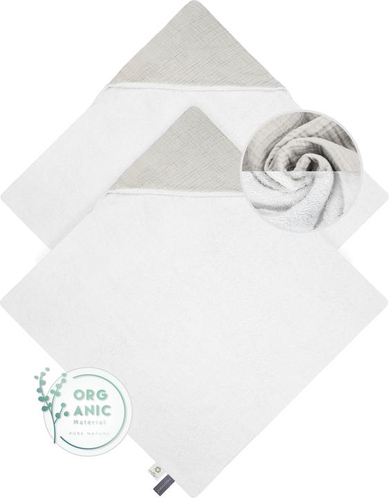 Produktbild Aspero 2x Baby Musselin Wickeltücher aus Bio-Baumwolle