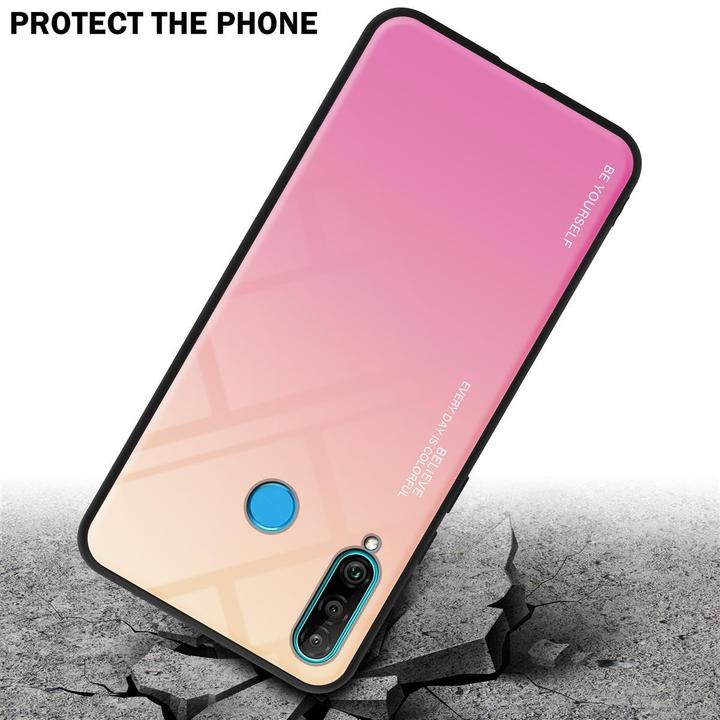 Produktbild Cadorabo TPU 2 Farben Glas Cover (Huawei P30 Lite)