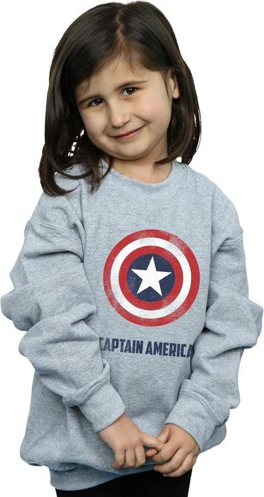 Immagine prodotto Captain America Shield Text Felpa Ragazze (116)