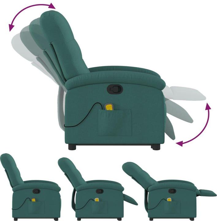 Produktbild VidaXL Massagesessel mit Aufstehhilfe Stoff