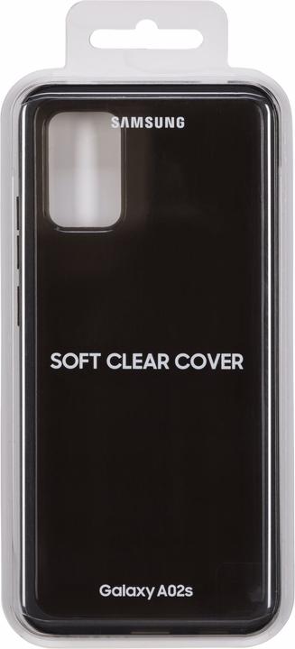 Actual product image Samsung Soft Clear Cover for A026F Galaxy A02s black (Samsung Galaxy A02s)