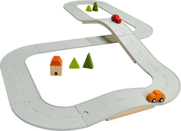 Produktbild Plantoys Strassen und Schienen Set aus Kautschuk