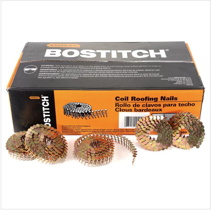 Image du produit Bostitch CR2DCGAL Clou galvanisé pour toiture 3.05-22 GAL8 7.2M 7/8" / 22 mm lisse - 7200 pièces (7200 pièce(s), 22 mm)